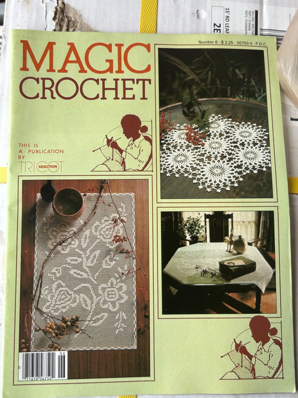 Vintage Magic Crochet Magazine, specifically Number 27 from October 1983.
